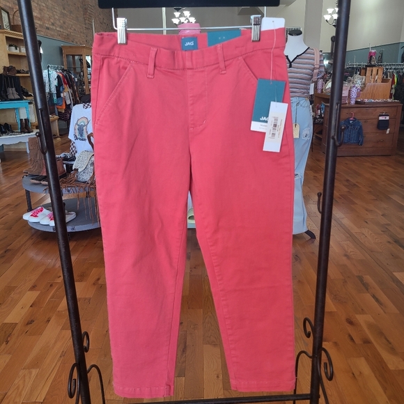 JAG Pants - JAG Maddie Capri Pants Coral Rose Size 4 / 24